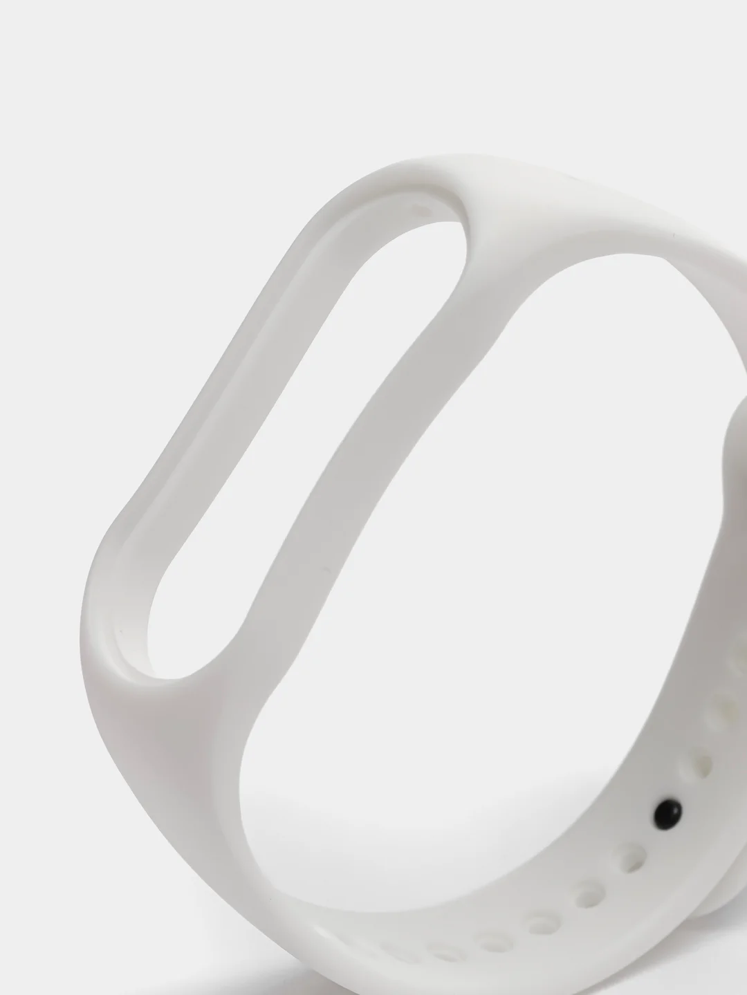 Белый силиконовый ремешок для фитнес-браслета Xiaomi Mi Band 7