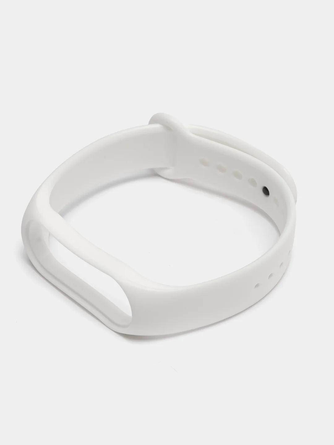 Белый силиконовый ремешок для фитнес-браслета Xiaomi Mi Band 7