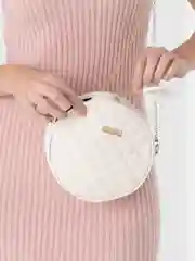 Белый сумка через плечо, женская