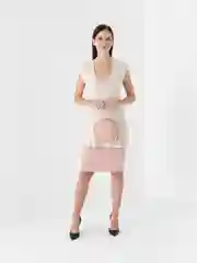 Розовый сумка через плечо, женская