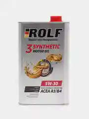 Моторное масло ROLF 3-SYNTHETIC 5W-30, ACEA A3/B4, синтетическое, 1 л