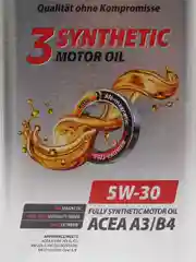 Моторное масло ROLF 3-SYNTHETIC 5W-30, ACEA A3/B4, синтетическое, 1 л