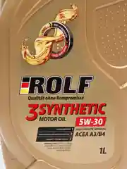 Моторное масло ROLF 3-SYNTHETIC 5W-30, ACEA A3/B4, синтетическое, 1 л
