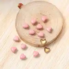 Металлические заклепки 6 мм, 20 шт, мини-головка для кукол, кнопка-коготь сердце, пряжка