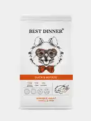 Корм сухой для собак мелких пород Бест Диннер Dog Adult Sensible, утка и картофель, 1,5 кг