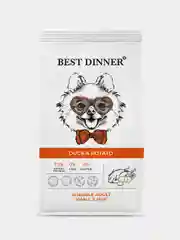 Корм сухой Бест Диннер Dog Adult Mini, утка с картофелем, для собак мелких пород, 10 кг