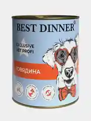 Корм для собак Best Dinner Vet Profi Mobility "Говядина" 0,34 кг 6шт