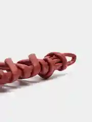 Марсала набор плетеных новогодних елочных игрушек Aniko. Олень, елка, звезда, снежинка.