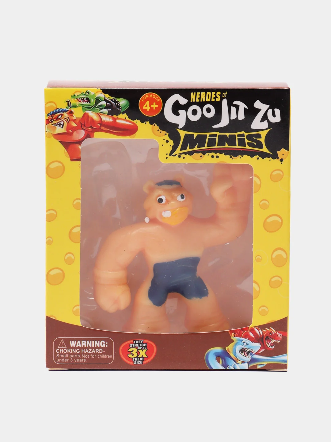 Горчичный тянущаяся фигурка GooJitZu/Гуджитсу, 6 см Динозавры