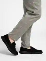 Черный мужские мокасины