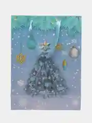 Серебряный пакет новогодний, подарочный