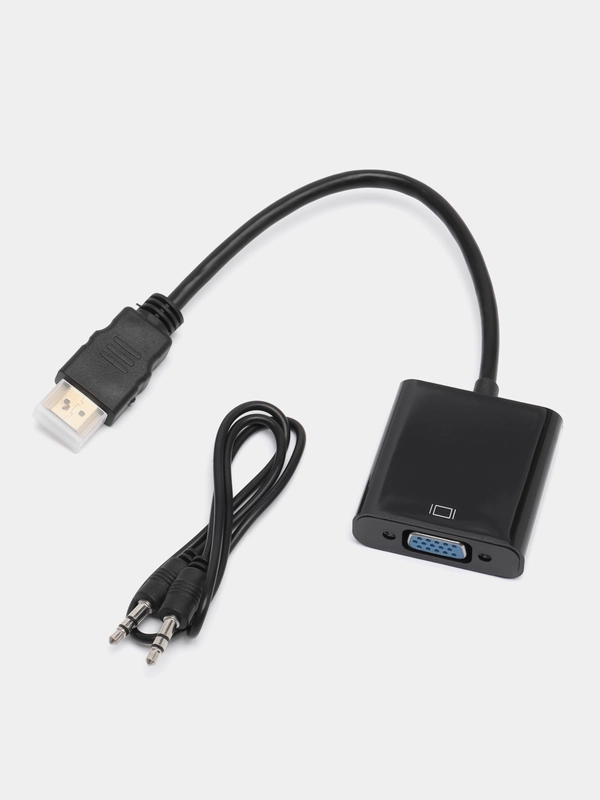 Адаптер HDMI to VGA с AUX-выходом