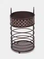 Подставка для столовых приборов VETTA "Плетенка", металл, 20 x 10,5 см