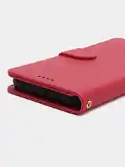 Фуксия кожаный PU чехол книжка Xiaomi Redmi Note 9 / Redmi 10X 4G