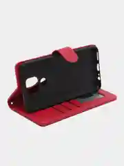 Фуксия кожаный PU чехол книжка Xiaomi Redmi Note 9 / Redmi 10X 4G