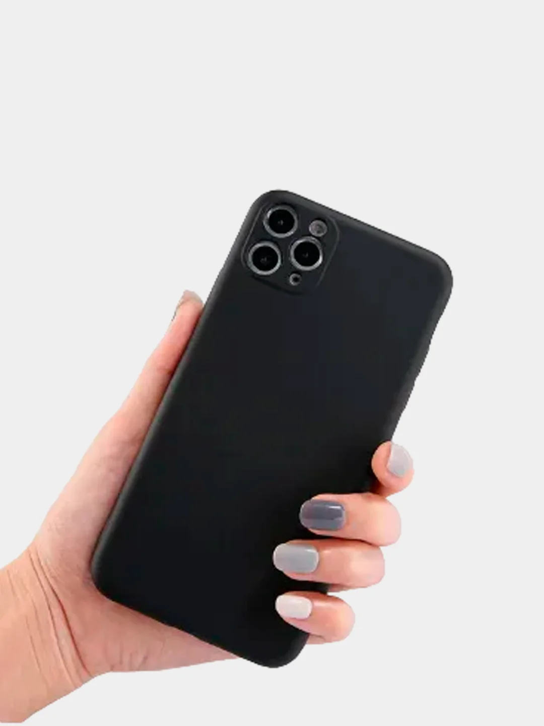 Черный чехол силиконовый для Apple iPhone 12 12Pro 12mini X XS XR XSMax 11 11 Pro 11 ProMax