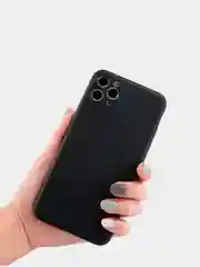 Черный чехол силиконовый для Apple iPhone 12 12Pro 12mini X  XS  XR  XSMax 11 11 Pro 11 ProMax