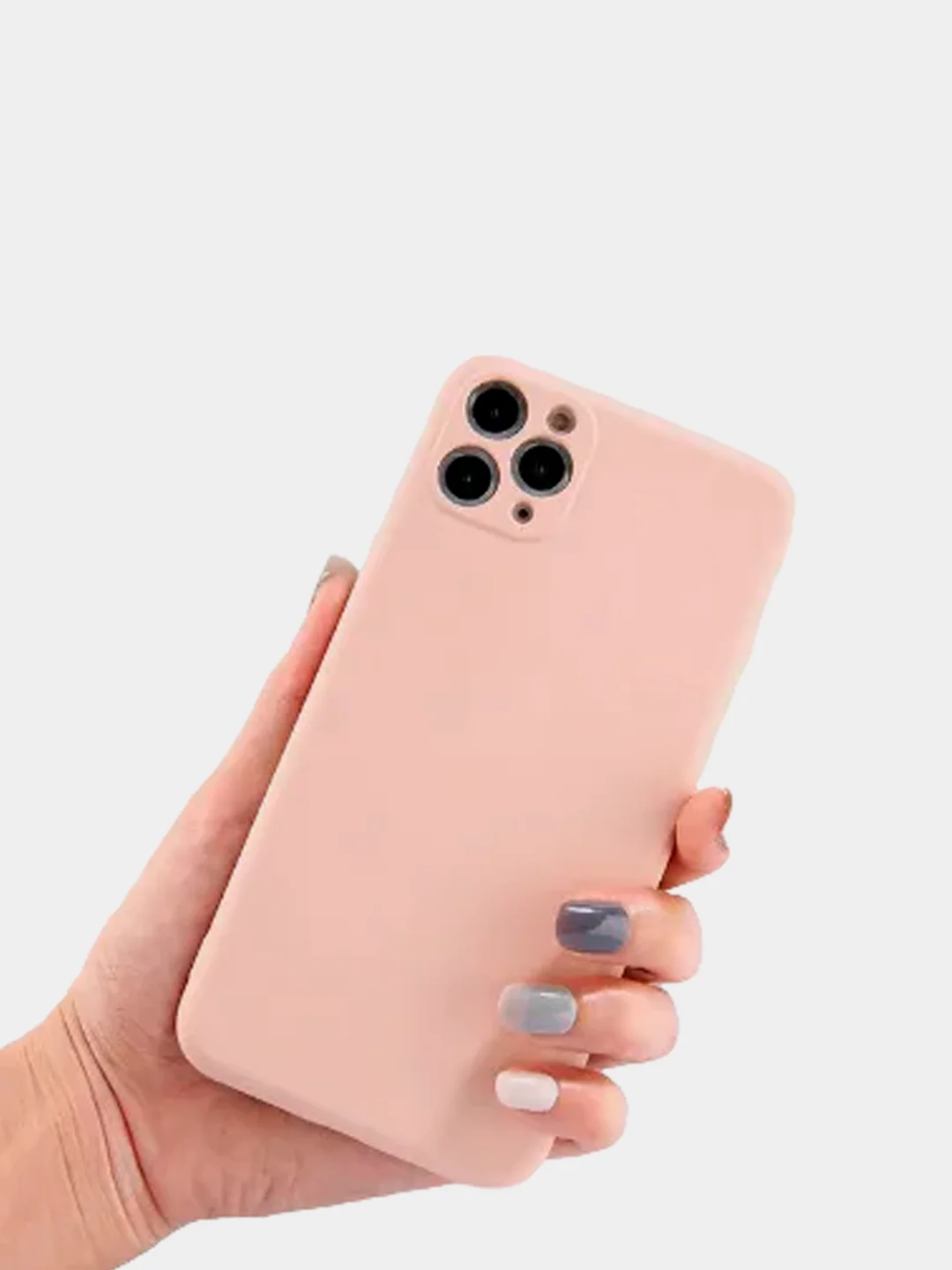 Розовый чехол силиконовый для Apple iPhone 12 12Pro 12mini X XS XR XSMax 11 11 Pro 11 ProMax