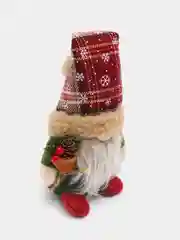 Лесной зеленый гном новогодний