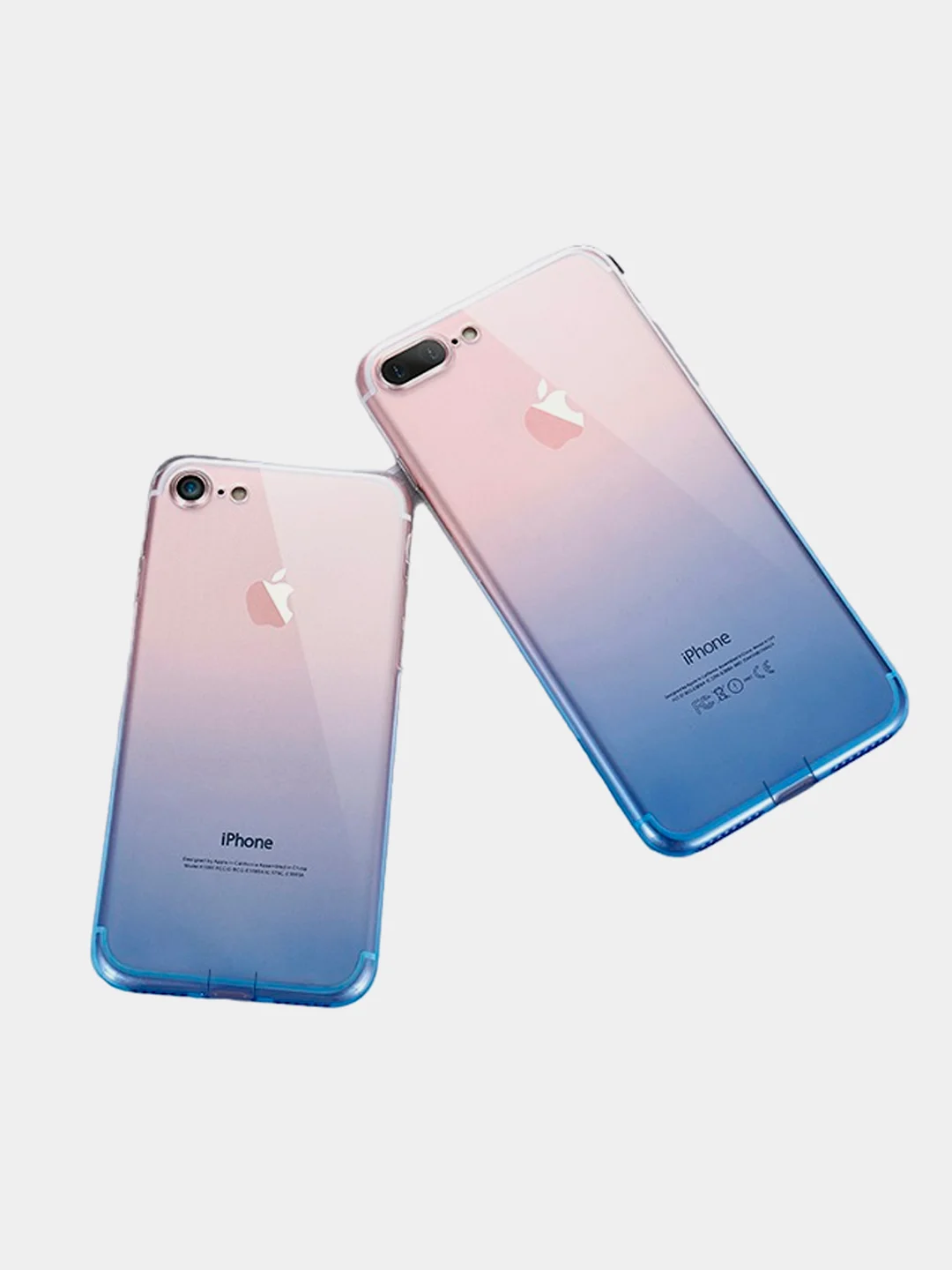 Синий чехол градиент для Apple iPhone 11,11 Pro,11ProMax,XS,XSMax,XR,X,7/8Plus,7/8,6/6s,6plus