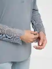 Серый базовый женский джемпер LaFemme
