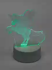 Алый ночник светодиодный 3D, светильник 9 цветов
