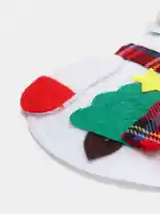 Белый новогоднее украшение для столовых приборов