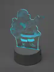 Горчичный ночник светодиодный 3D, светильник 9 цветов
