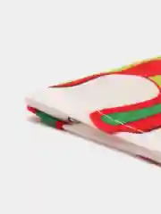 Красный новогодний чехол для бутылки