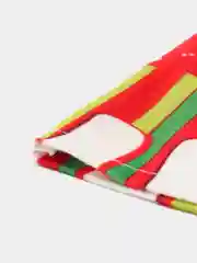 Багровый новогодний чехол для бутылки