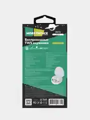 Белый беспроводные наушники More Choice BW13 TWS