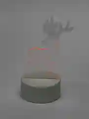 Багровый ночник светодиодный 3D, светильник 9 цветов
