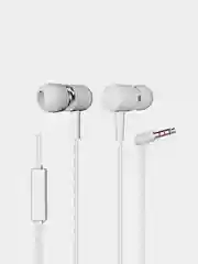 Белый наушники проводные с микрофоном More choice G24 AUX