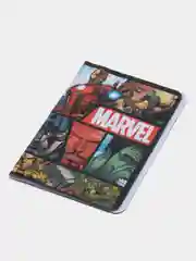 Черный обложка на паспорт "MARVEL"