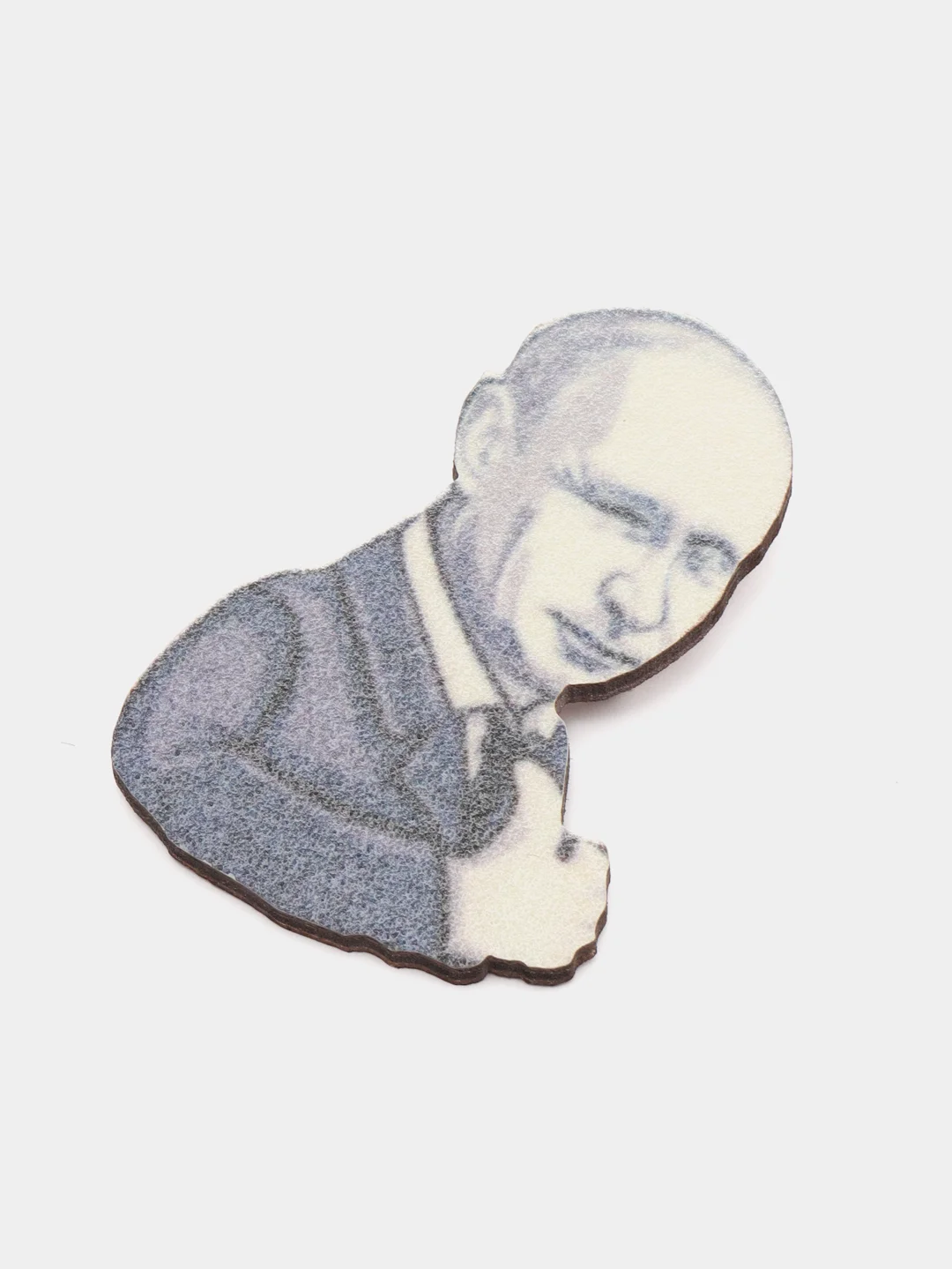 Значок на рюкзак "Путин", пин на булавке деревянный