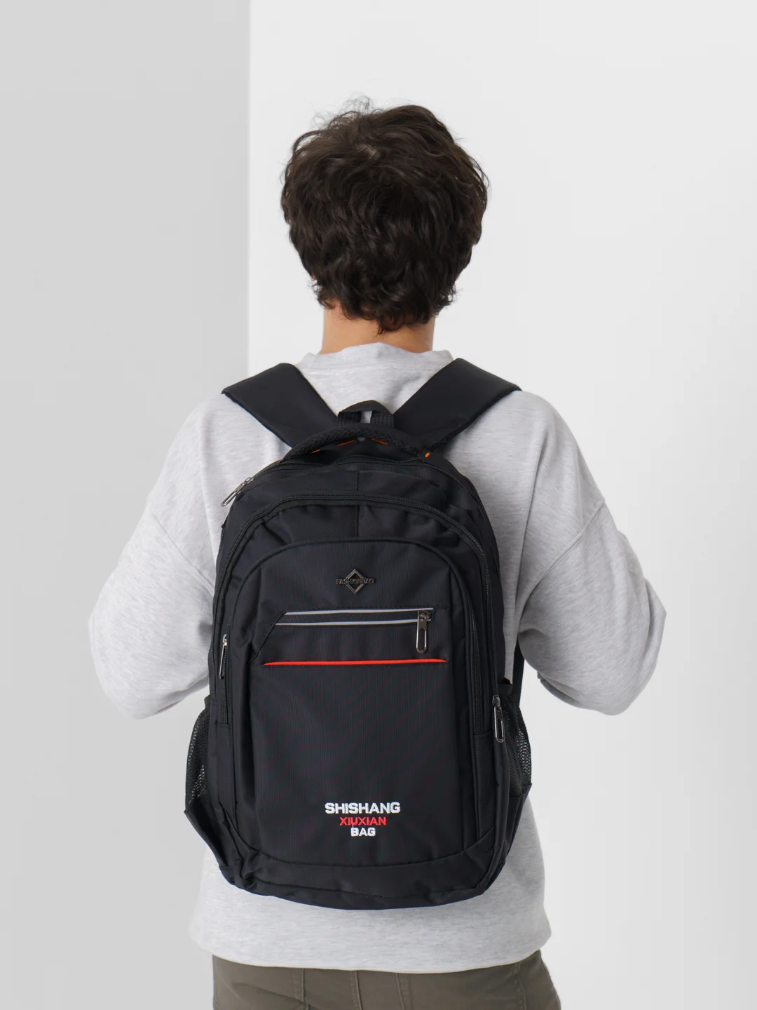 Черный рюкзак мужской Lion Backpack