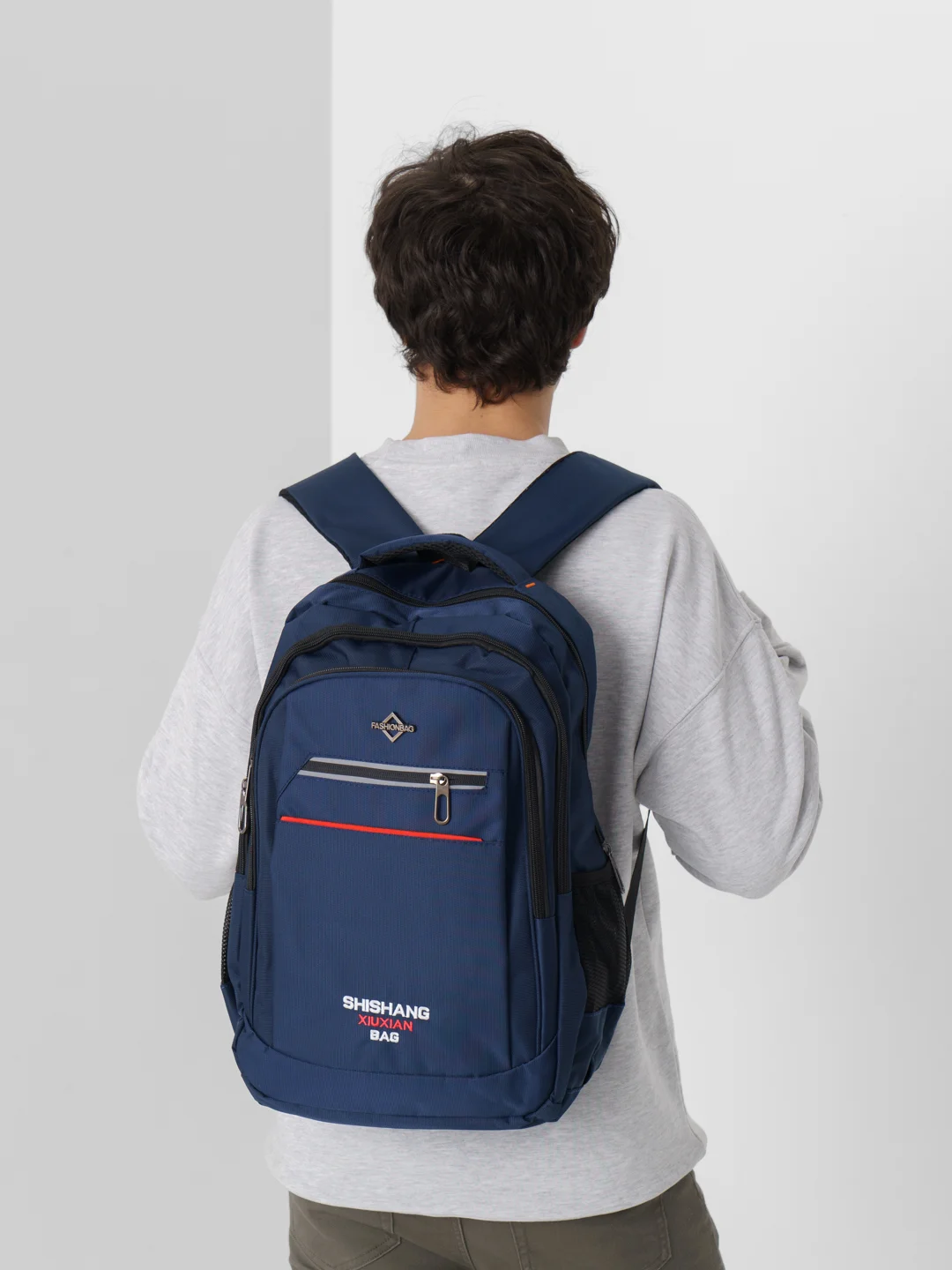 Темно-синий рюкзак мужской Lion Backpack