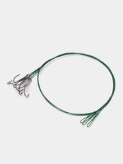 Поводок оснащенный Pike, с тройным крючком, 3 штуки