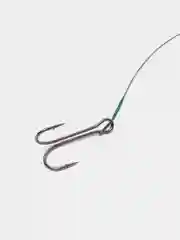 Поводок Pike, оснащенный, с двойным крючком, 3 штуки