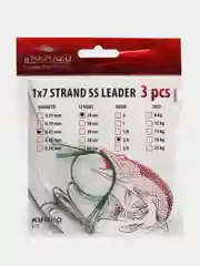 Поводок Pike, оснащенный, с двойным крючком, 3 штуки