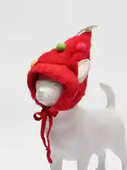 Красный новогодние шапочки для собак и кошек