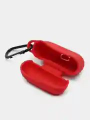 Марсала силиконовый чехол для наушников Apple Airpods Pro, с карабином