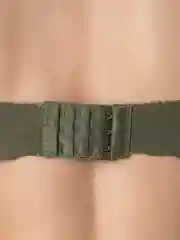 Зелёный хаки бюстгальтер для девочек-подростков, без косточек, пуш-ап