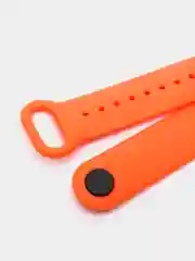Рыжий силиконовый ремешок для фитнес-браслета Xiaomi Mi Band 7