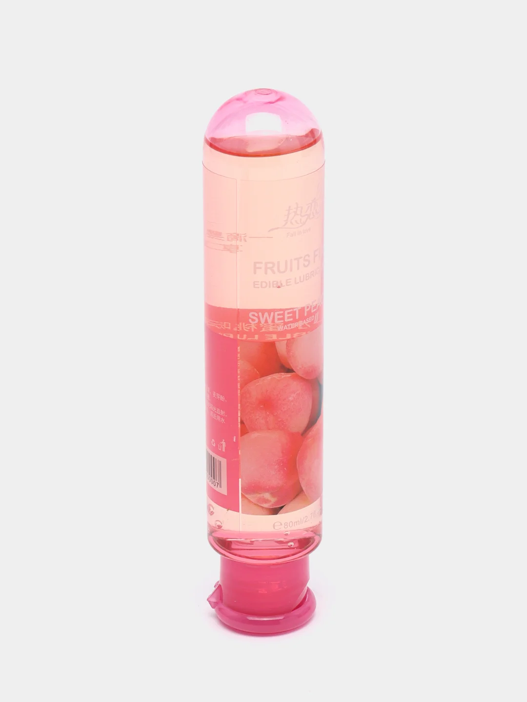 Розовый лубрикант Fruits Fun, на водной основе