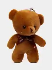 Коричневый мишка плюшевый, брелок, подвеска