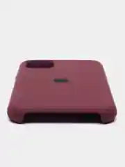 Бордовый чехол для iPhone 11, силиконовый
