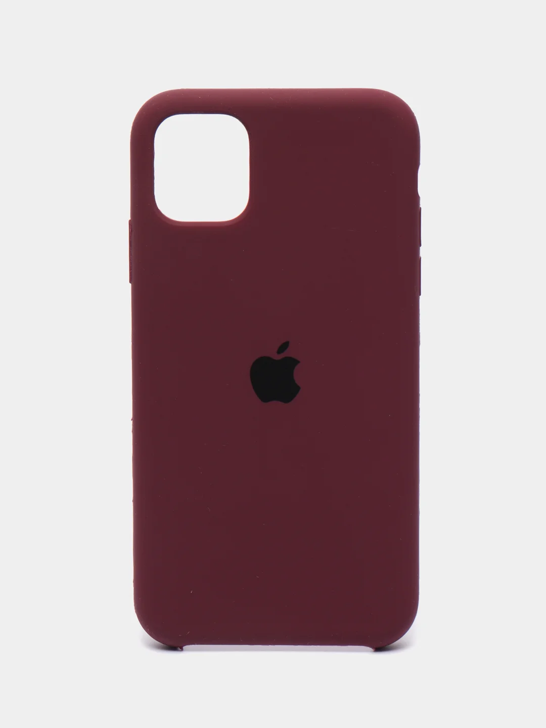 Бордовый чехол для iPhone 11, силиконовый