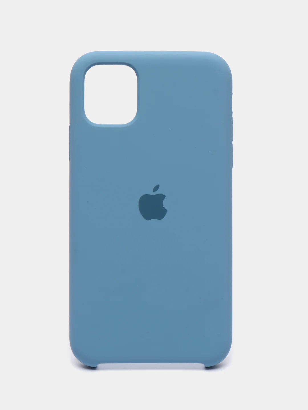 Голубой чехол для iPhone 11, силиконовый