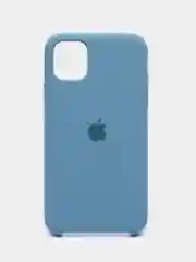 Голубой чехол для iPhone 11, силиконовый
